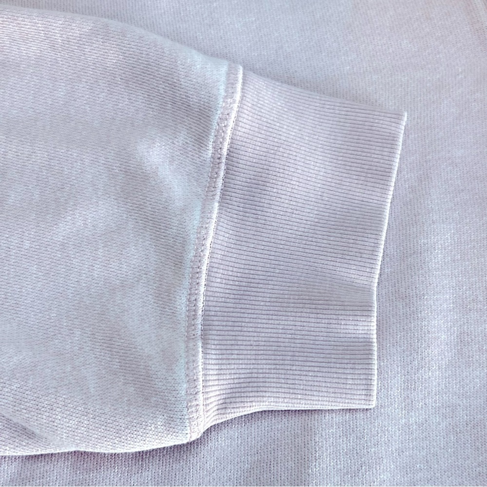 PINK Victoria's Secret Women Sweatshirt Large Pink Campus Collar Cropped - Picture 7 of 7